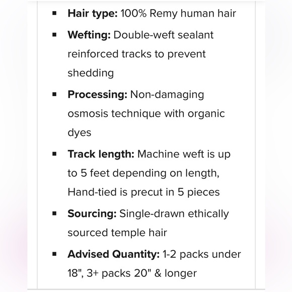 PERFECT LOCKS 20” Auburn #30/33 Sew In 100% Human Hair Extensions & Accessories - Picture 11 of 13